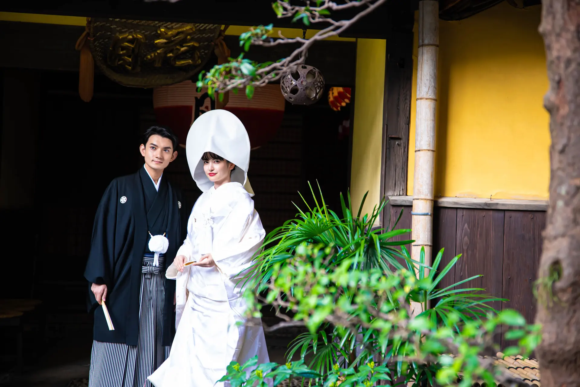 史跡料亭花月 お二人の結婚式 ｜ ブライダルコスチュームスエヒロ – 長崎 –